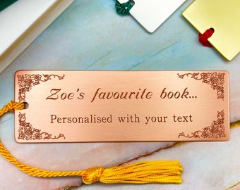 Personalised birthday gift, engraved gifts for daughter, daughters birthday, bookmark for daughter, daughters bookmark, custom daughter gift