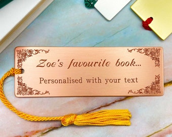 Personalised reading gift, just one more chapter, gifts for bookworm, bookworm gifts personalised bookmark engraved bookmark book lover gift