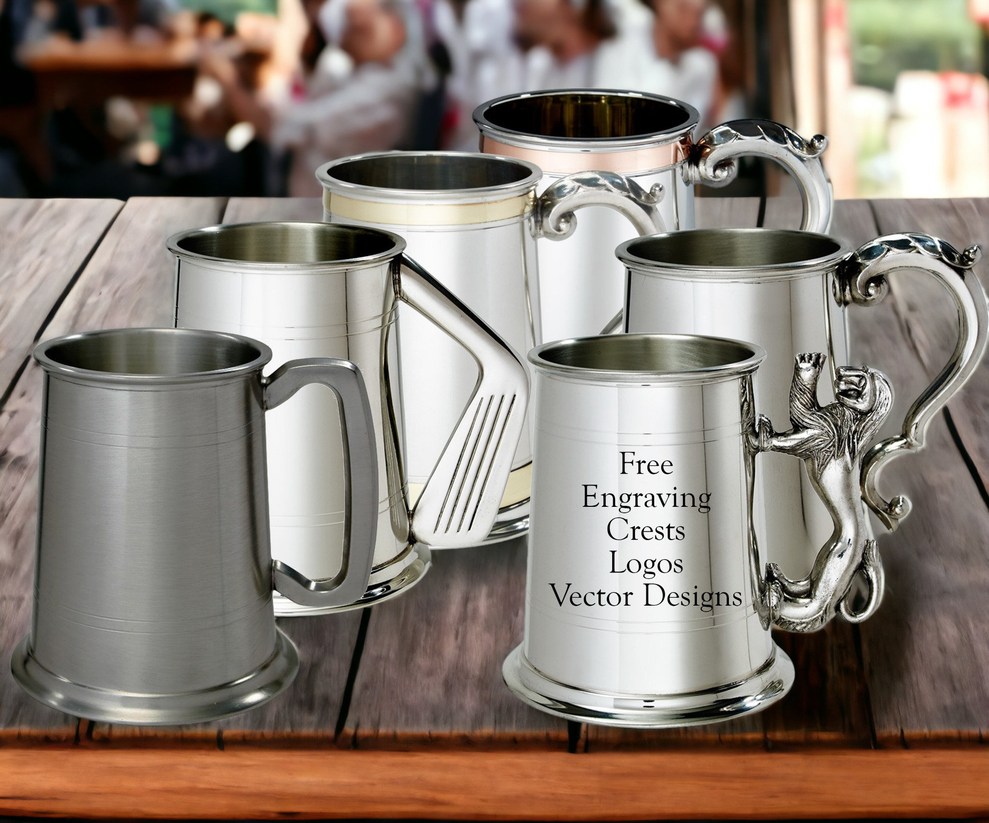 Alwe Etched Moose?Glass Beer Stein Mug Pewter Lid W. Germany Engraved  STANLEY!
