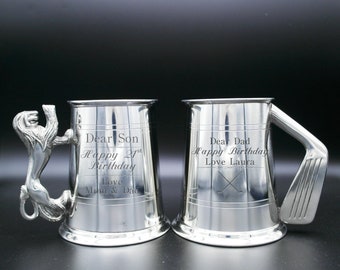 Pewter Brother of the Groom Tankard 1 Pint Size X295 