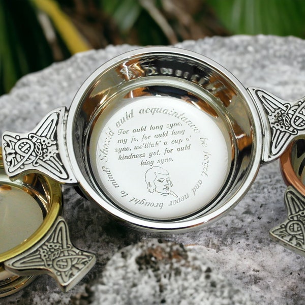 Scottish wedding gift engraved quaich personalised quaich wedding traditional scottish wedding quaich customised engraved scottish quaich