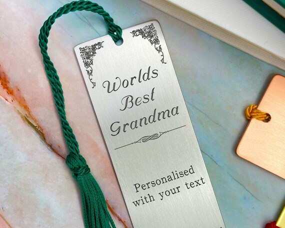 Nanny Grandmother Bookmark Gifts For Birthday Christmas From...