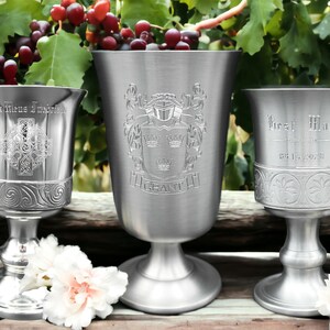Celtic triskelion gift custom engraved personalised gift triskelion engraved goblet celtic design triskelion gift for him gift for her