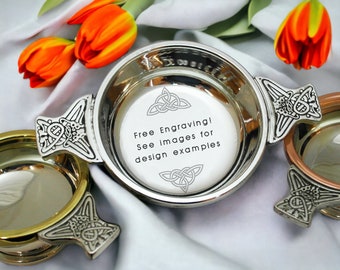 Engraved Wedding Quaich - A Symbol of Love and Unity - Free Engraving - Super Friendly Service