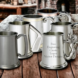 Fathers Day gift customised present pewter tankard custom engraved beer stein beer mug personalised gift for dad gift for him gift for men