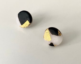 Circle Stud Earrings