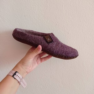 Eco shoes, felted slippers for men, eco friendly slippers, mens house shoes, wool shoes from organic wool, gift for man, warm slippers