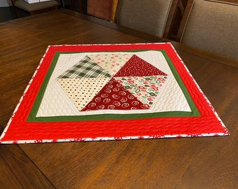 Quilted Christmas  Table Topper