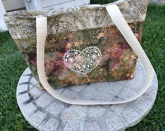 Embroidered Tote Bag - ON SALE