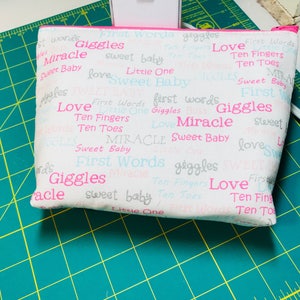 Sweet Buddies Quilted Zipper Pouch NCU0PTT1832