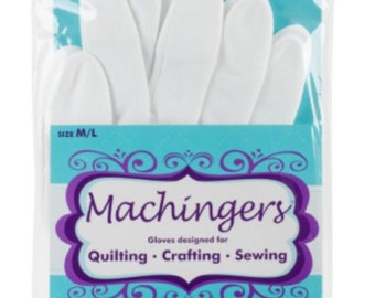 Quilters Touch Machingers Quilting Gloves 1 Pair - Size S/M