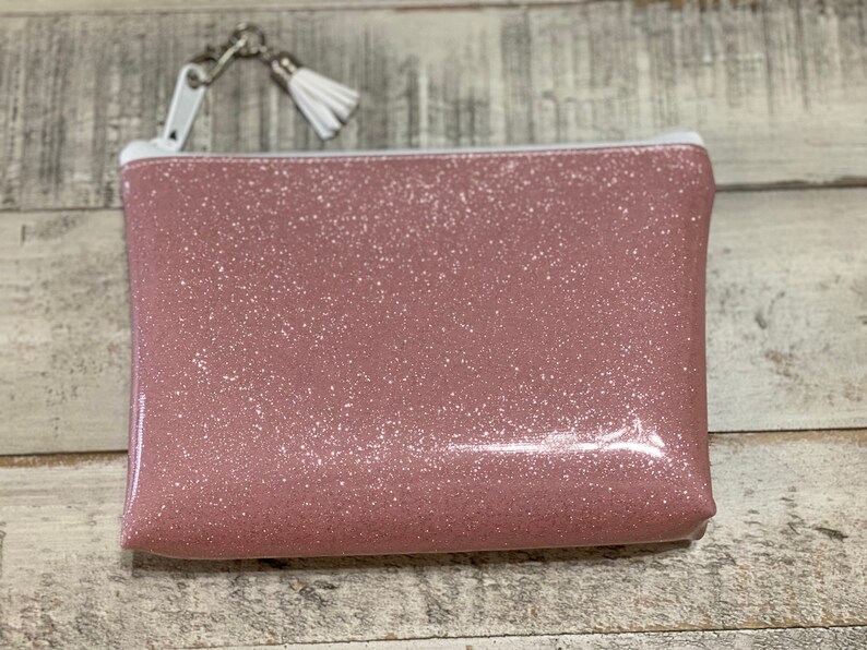 glitter zipper pouch
