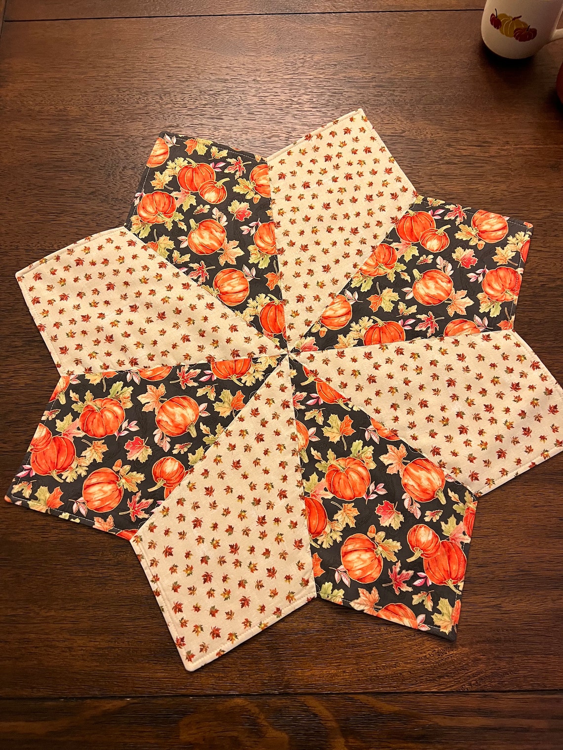 Autumn Turkey Quilted Table Topper NCU0NTV268