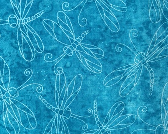 Keepsake Calico-Sundrenched Dragonfly Turquoise