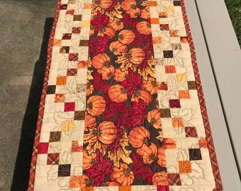 Quilted Fall Table Runner