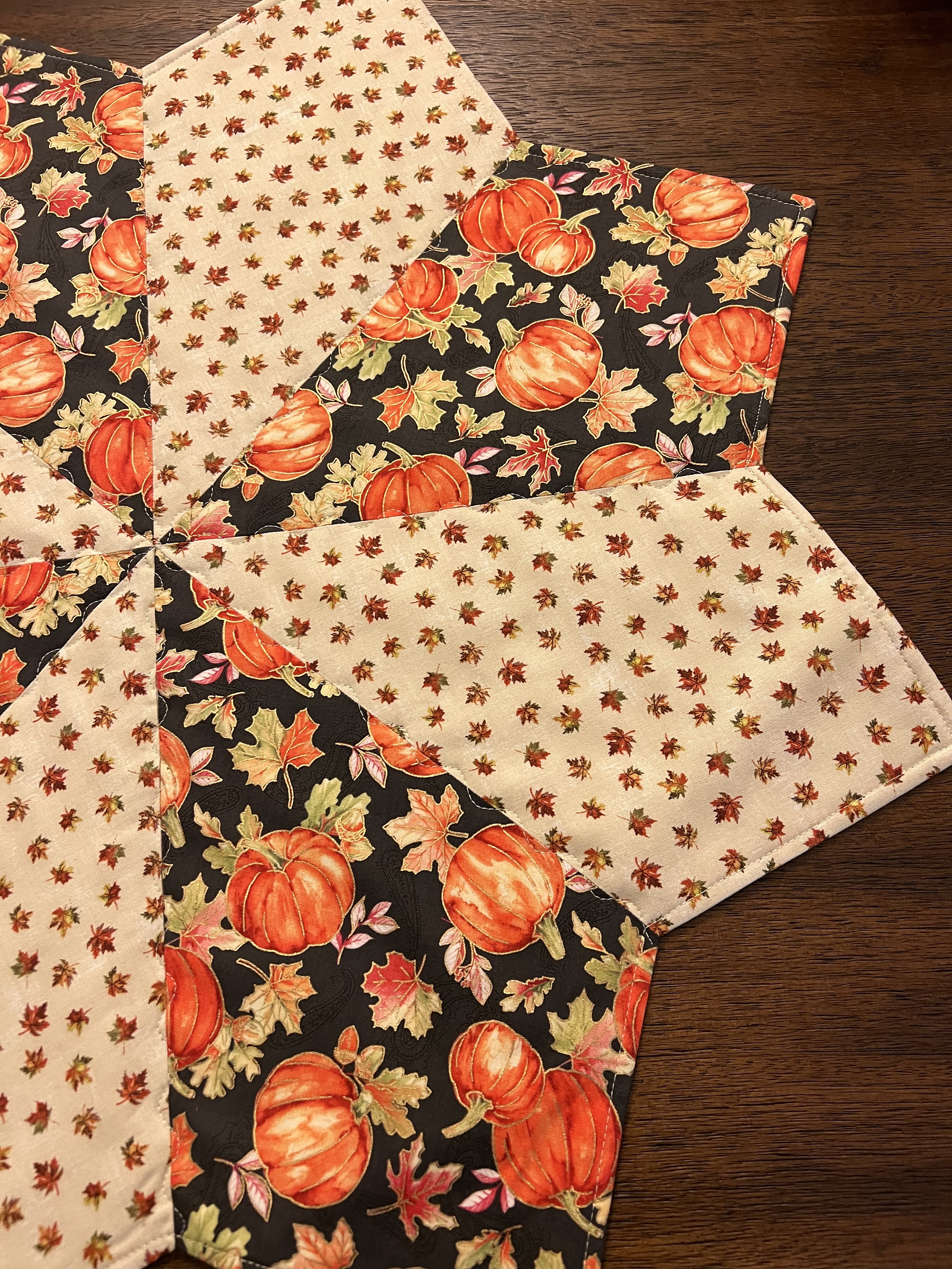 Quilted Fall/thanksgiving Table Topper - Etsy
