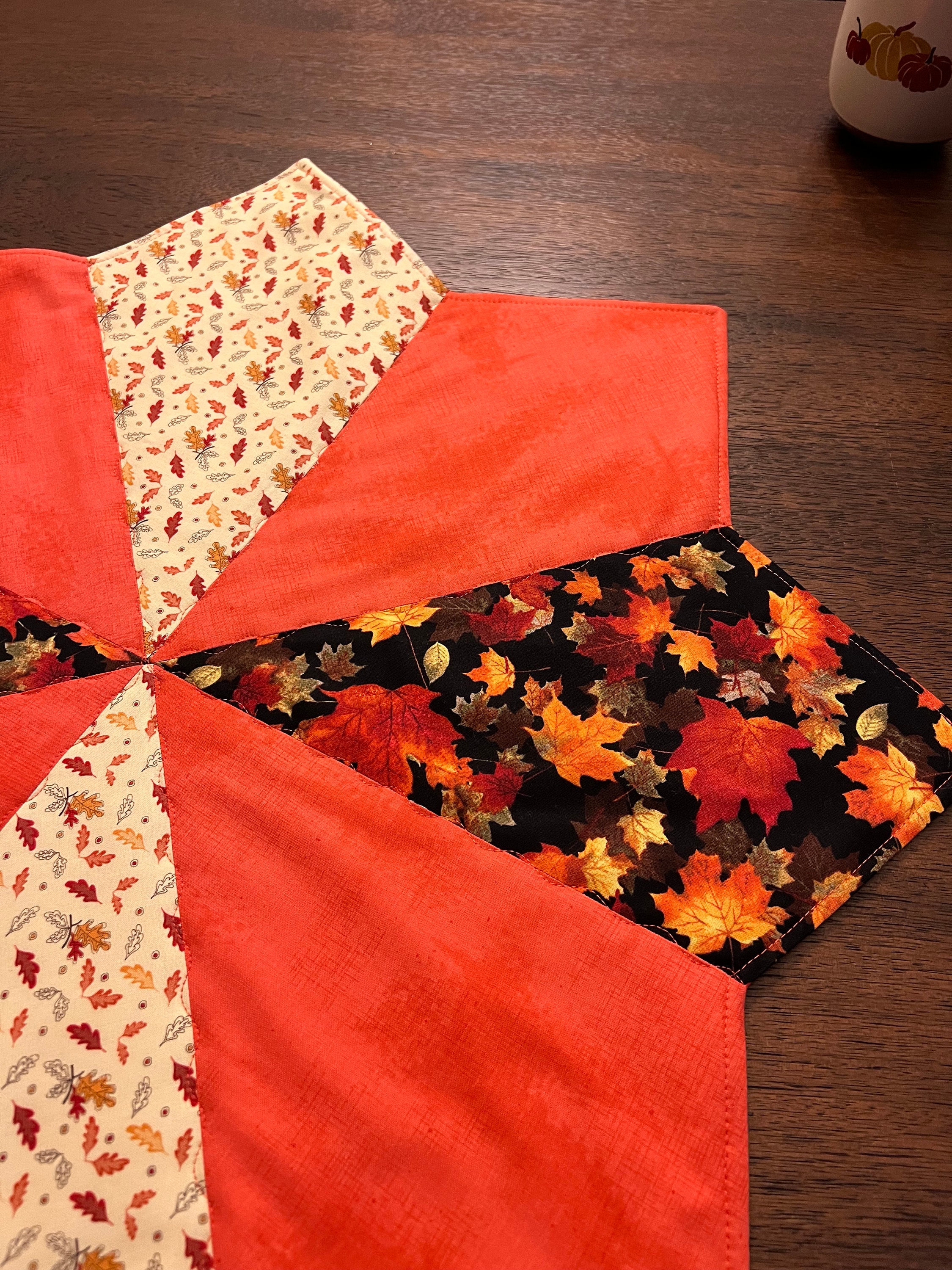 Quilted Fall/thanksgiving Table Topper - Etsy