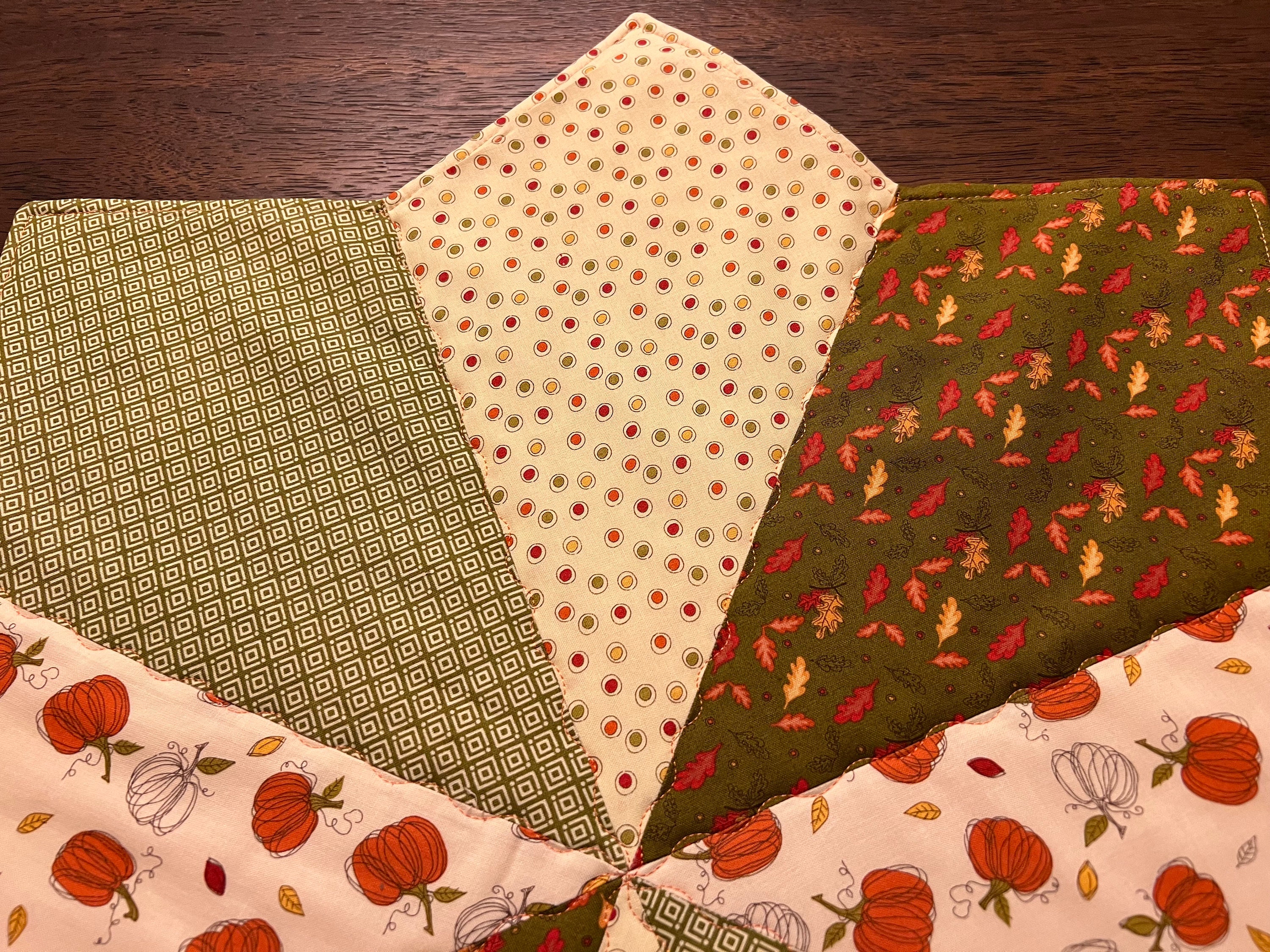 Quilted Fall/thanksgiving Table Topper - Etsy