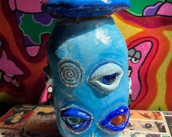 Blues Eye Jar