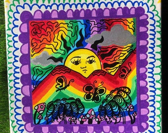 Sassy sun canvas