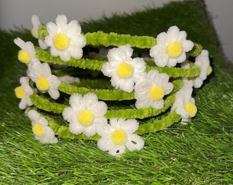 White flower crowns