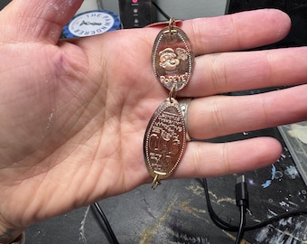Penny charm bracelet