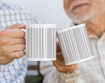 Taza personalizada con anuncio de embarazo: regalo con mensaje oculto para revelar el embarazo