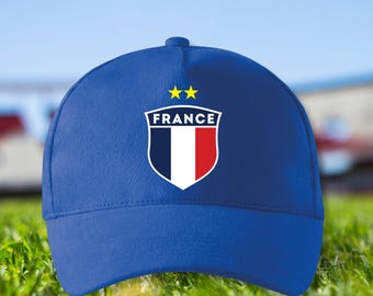 France Soccer Team Dad Cap: French Flag Unisex Hat