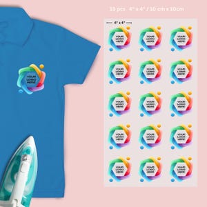 15 Pcs Custom DTF Print Pocket Size 4&quot; x 4&quot; (10x10cm), Custom Photo, Image or Logo DTF  Iron On for T-shirts, Heat Transfer Ready to Press