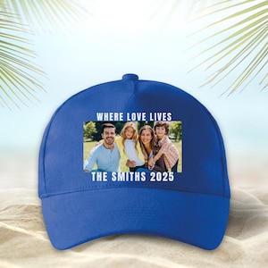 Custom Photo Baseball Cap: Personalized Family Picture Hat