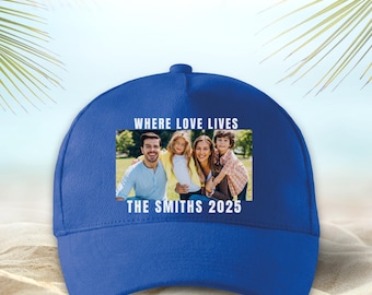 Custom Photo Baseball Cap: Personalized Family Picture Hat