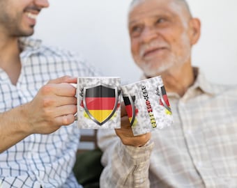 Germany Flag Football Mug: Soccer Fan Gift for Husband, Father, Grandpa