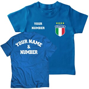Italy Soccer Jersey for Kids, Italy Soccer Logo Shirt, Custom Football