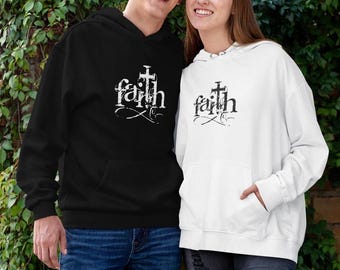 Faith Hoodie: Religious Unisex Christian Sweatshirt