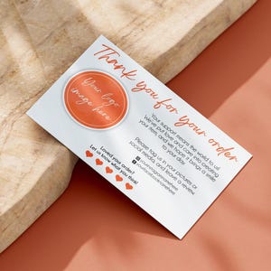 Bedankkaarten voor je bestelling, bedankkaarten voor eigenaren van kleine bedrijven, visitekaartjes, bedankkaarten met je logo, visitekaartjes met logo