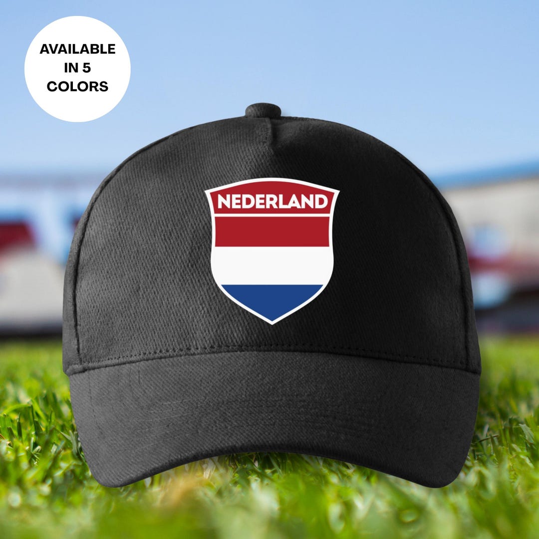 Netherlands Soccer Cap: Holland Flag Shield, Printed Dad Hat - Etsy