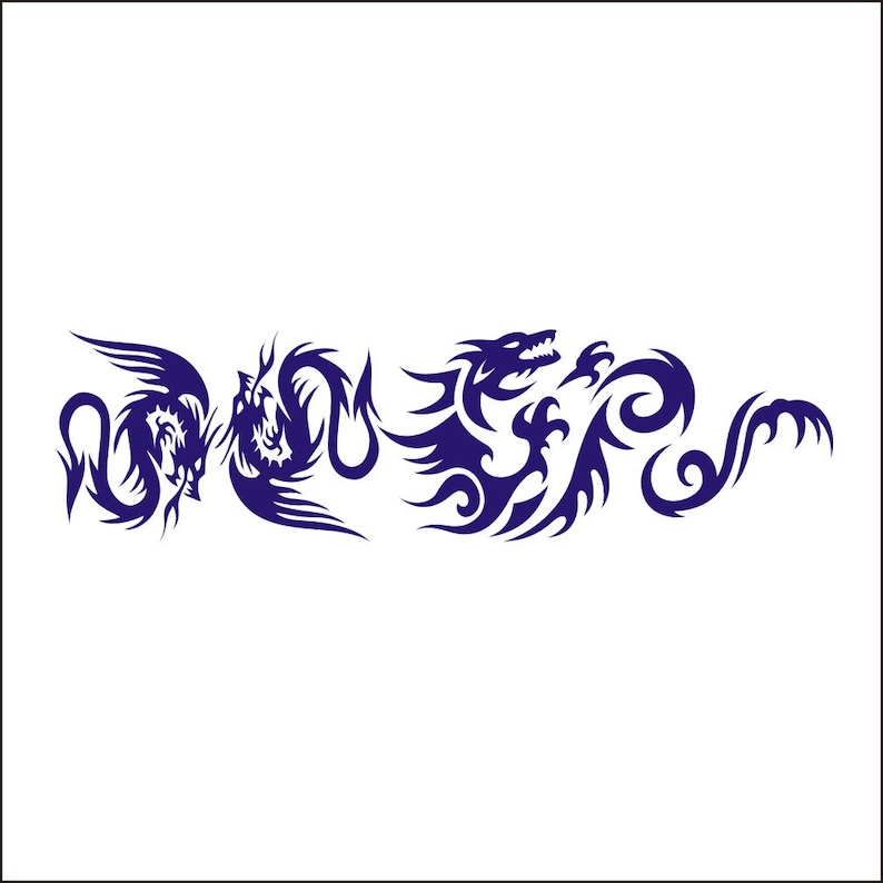 Dragon Vinyl Decal Sticker, Dragons Car Sticker, Dragons Car Decals