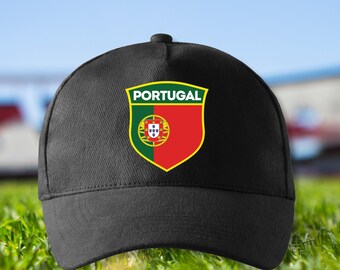 Portugal Soccer Fan Cap: National Flag Unisex Dad Hat