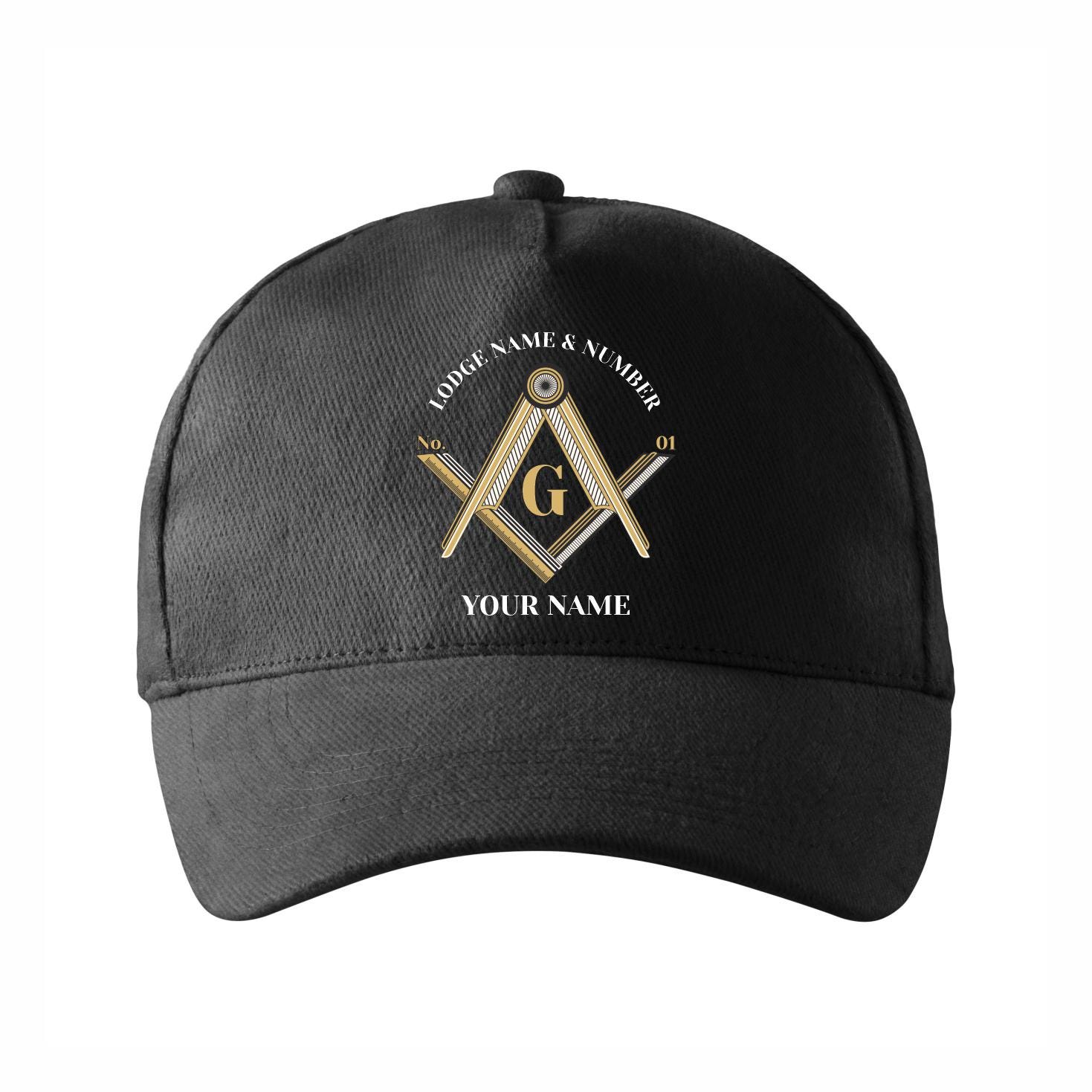 Masonic Symbol Baseball Cap - Embroidered Cotton Adjustable Dad Hat By Tech Design - View #5