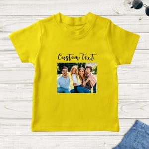Custom Kids T-Shirt, Both Sides Print, Front and Back Print T-shirt, Personalized Text or Design on a Tee, Custom Photo Youth T-shirt