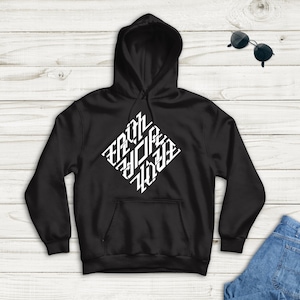 Faith Hope Love Hoodie, Christian Unisex Hoodie, Bible Verse Hoodie, Inspirational Hoodie, Religious Sweatshirt, Gift For Christian