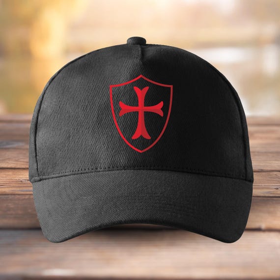 Vintage Commodore Templer hat costume red cross Knight Templar Chapeau | eBay main image 3