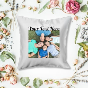 Personalized Family Photo Pillow: Custom Keepsake Gift