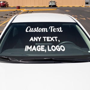 Decalcomanie in vinile personalizzate, crea la tua decalcomania per auto, finestrini, decalcomania in vinile con qualsiasi testo/immagine/logo, adesivi personalizzati per qualsiasi attività commerciale