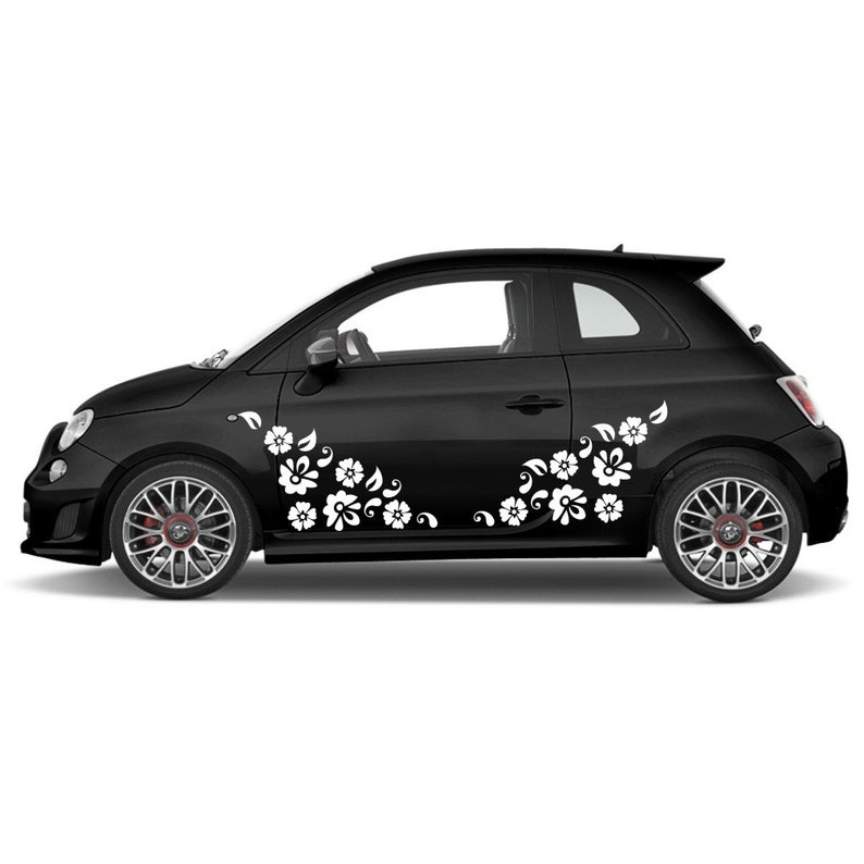 Flower Car Decal, Flower Car Stickers, Funny Car Decals, Flower Car