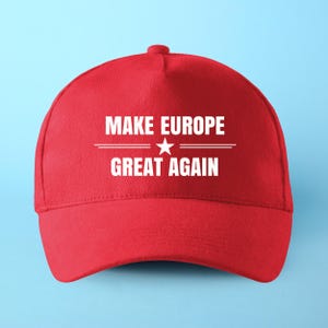 Custom Make Your Text Great Again Baseball Cap, Personalized Make Europe Great Again Hat, MAGA Style Dad Cap, Any Country Great Again Hat