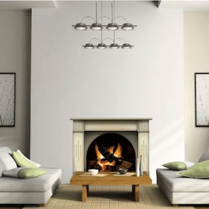 Large Fireplace Vinyl Sticker, Fireplace Decor, Livingroom Fireplace, Christmas Decoration, Fireplace Mural, Fireplace Wall Decal