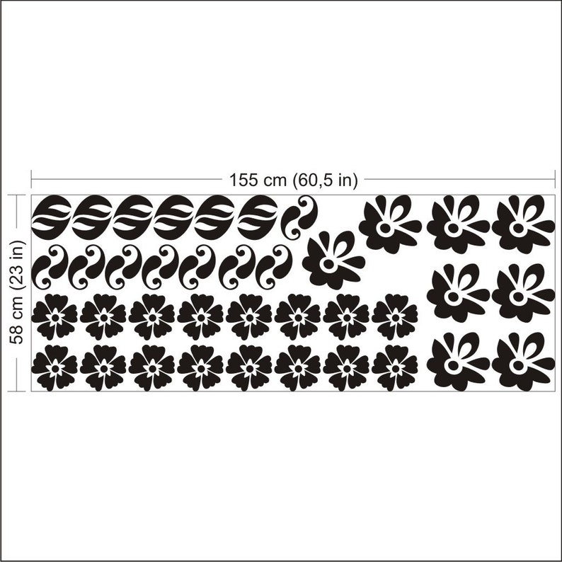 Flower Car Decal, Flower Car Stickers, Funny Car Decals, Flower Car