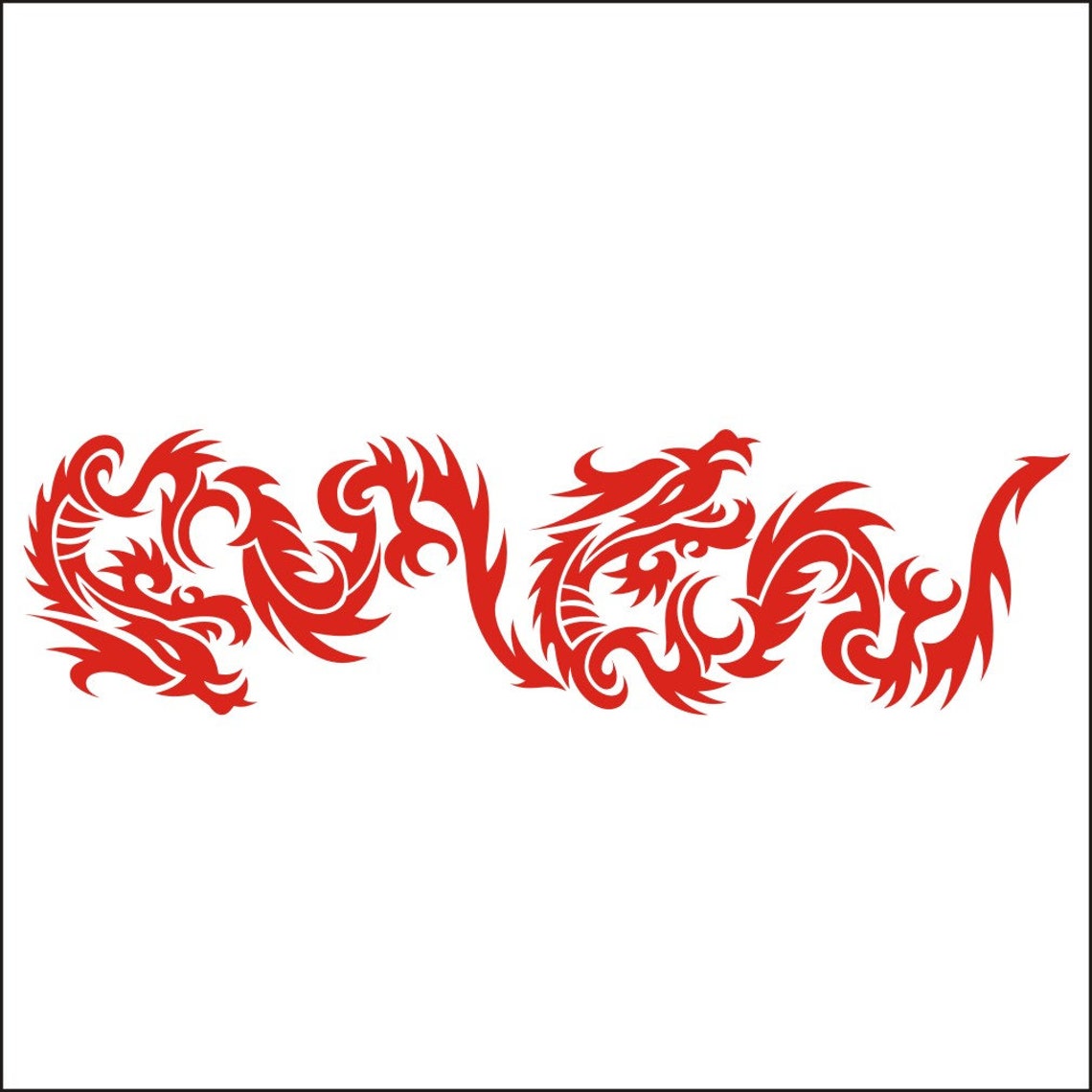 Dragons Sticker Dragons Car Sticker Dragons Cool Car Decals Etsy