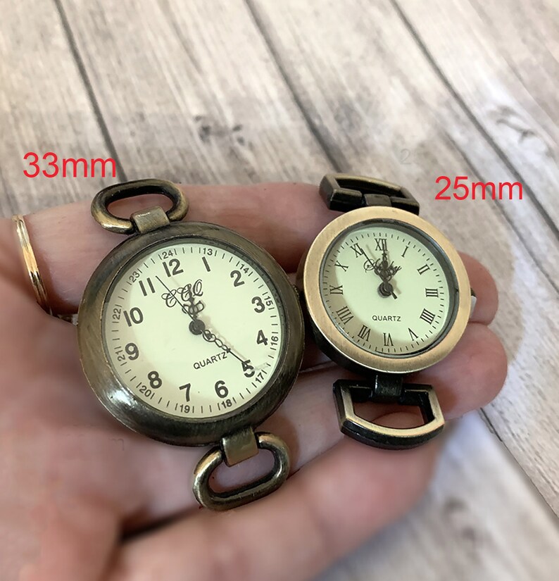 Große Herrenuhr aus braunem Leder, rustikaler Stil und großes Zifferblatt, lässiges Zen-Geschenk für Männer und Frauen Bild 3